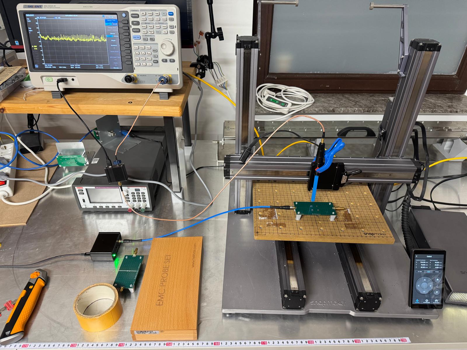 Test setup