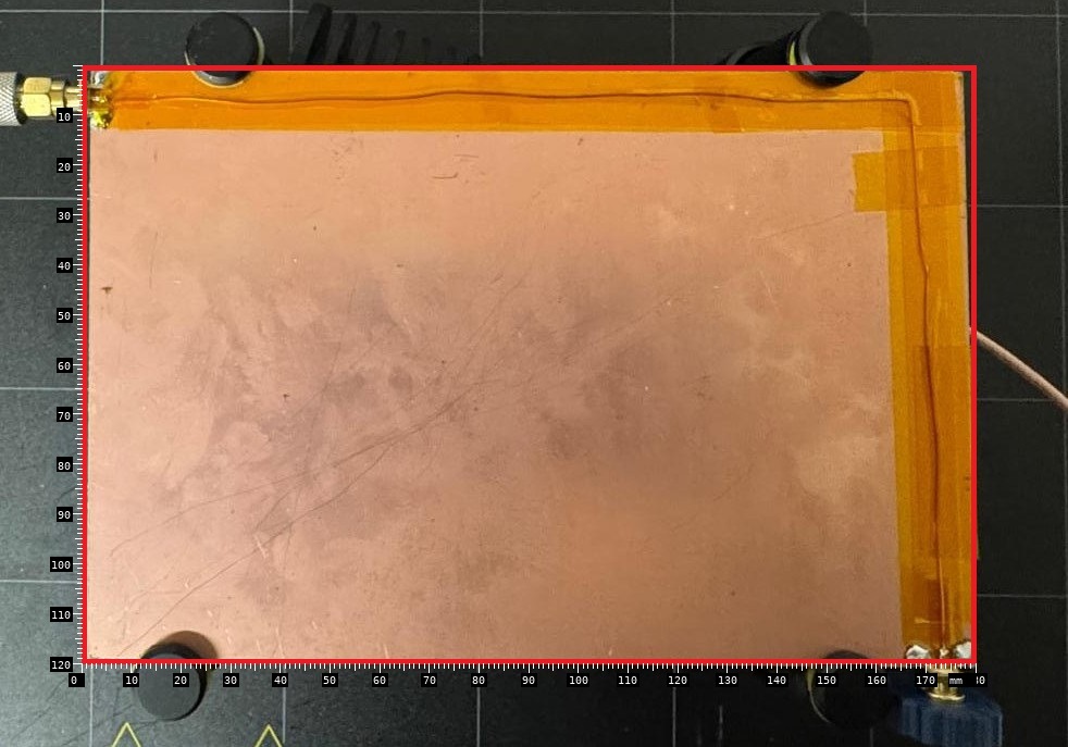90° wire over copper clad ground plane